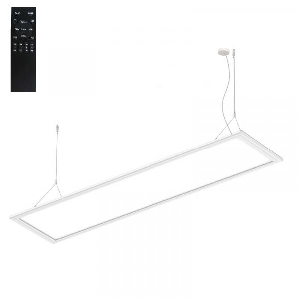 TRUE-LIGHT LED CCT DIM 40W UGR19 Pendelleuchte 2.7-5.5K CRI98 120x30cm 4.000lm